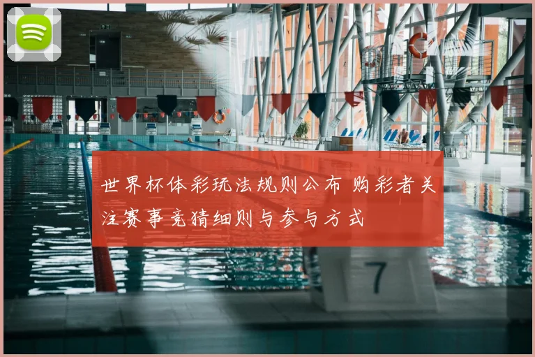 世界杯体彩玩法规则公布 购彩者关注赛事竞猜细则与参与方式